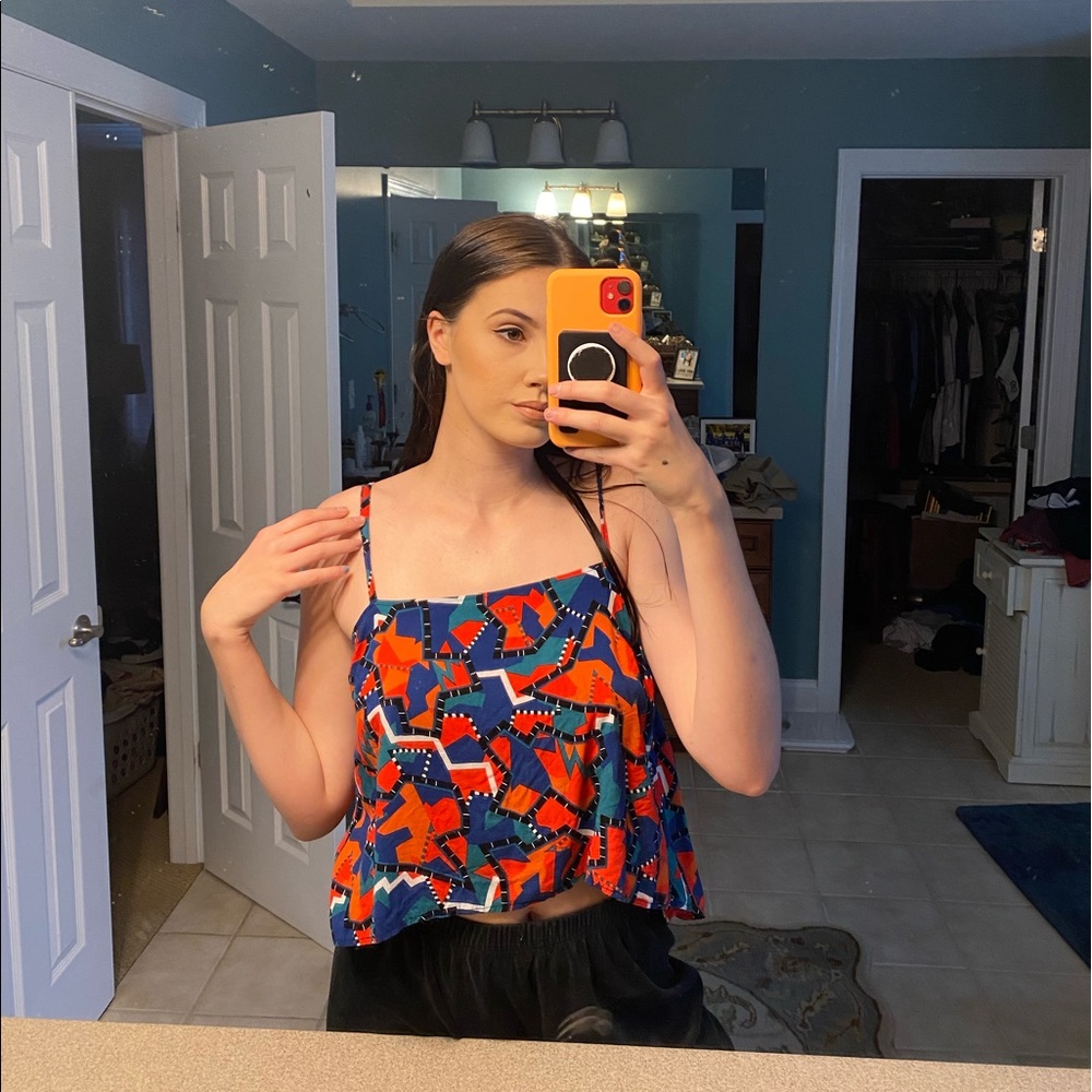 Abstract blouse